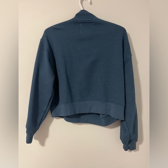 American Eagle Henley Fleece Sweatshirt - Picture 4 of 4